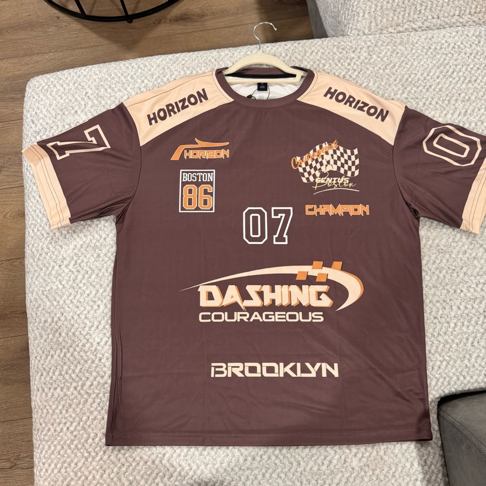 Horizon Brown Graphic T-Shirt